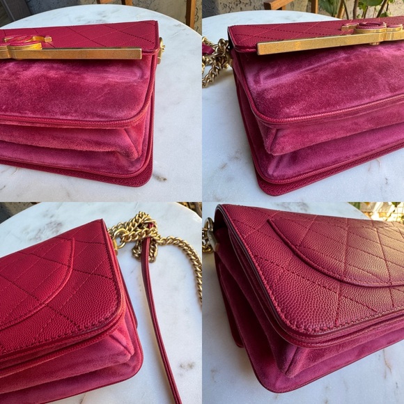 Chanel Lady Coco Caviar & Suede Leather WOC Crossbody - Picture 13 of 16